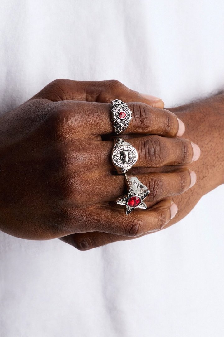 Love Havoc Multi Size Ring Set - Silver