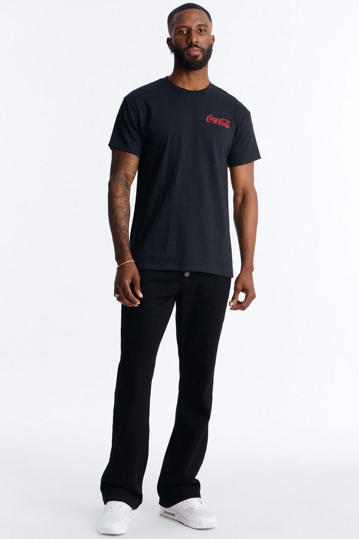 Coca Cola Refresh Heavy Weight Short Sleeve Tee - Black