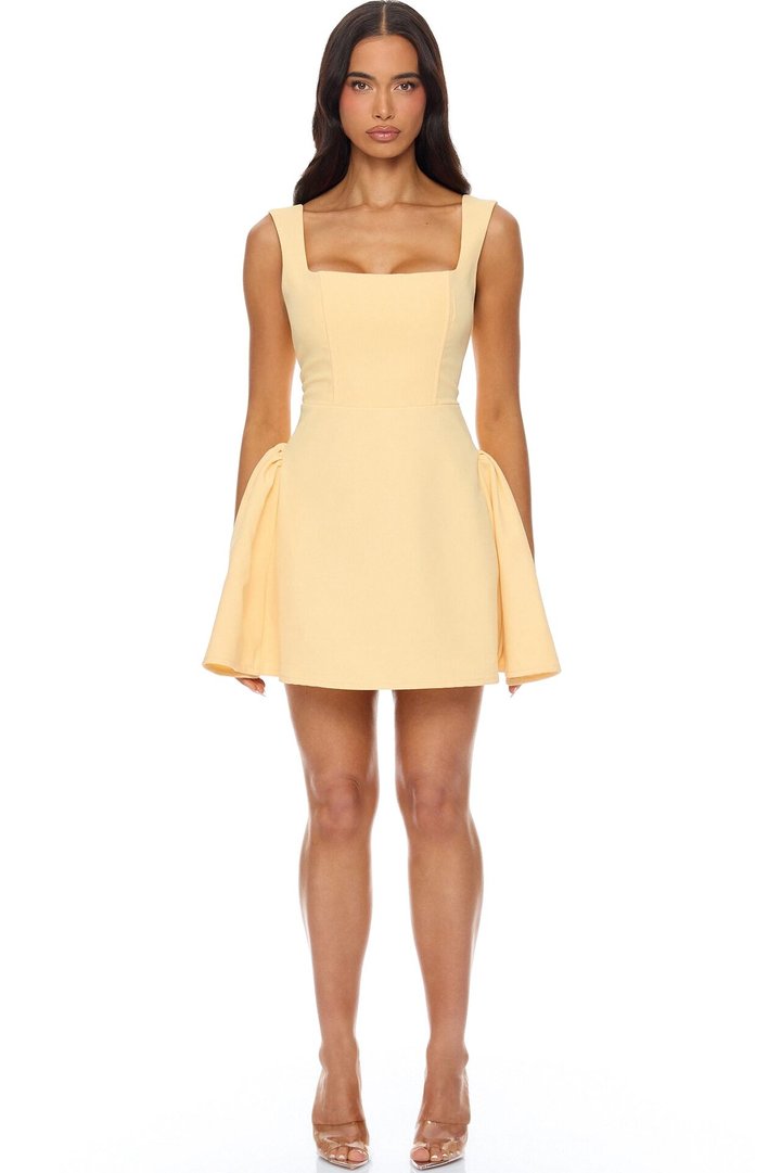 Sweetest Crush Mini Dress - Butter Yellow