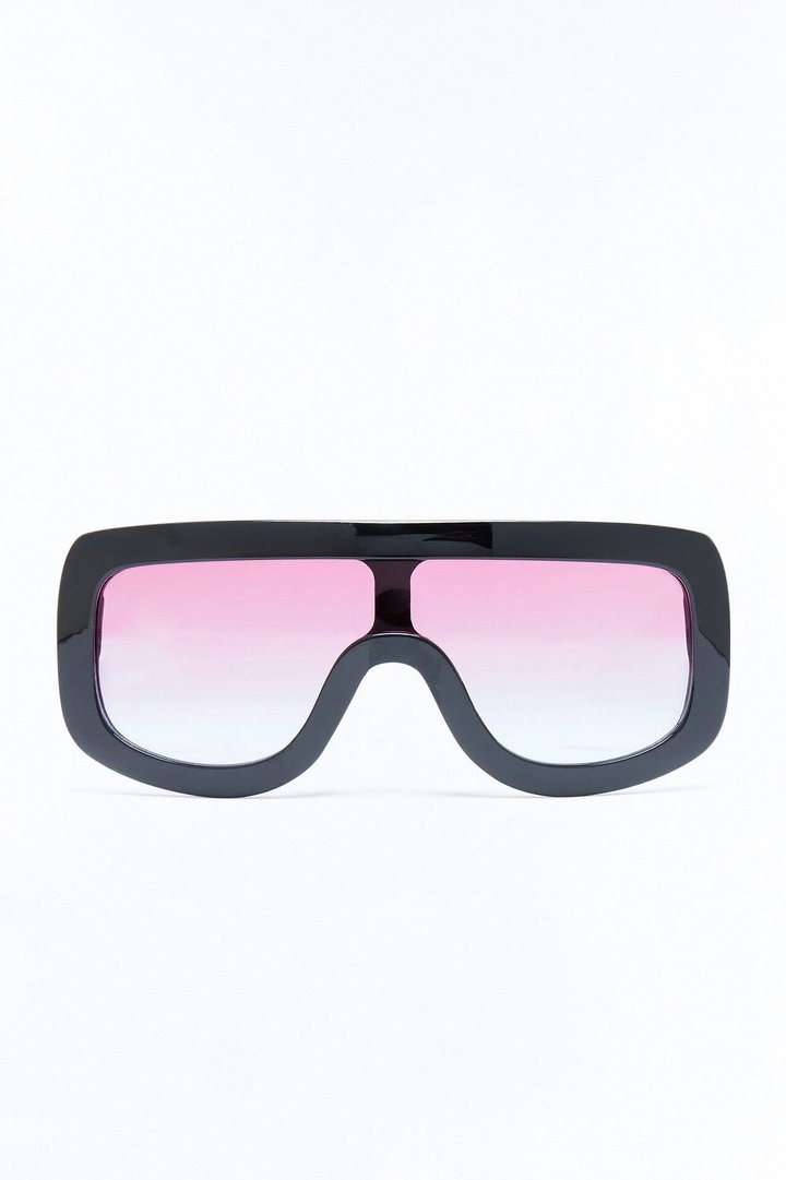 Summer Runway Sunglasses - Black/Pink