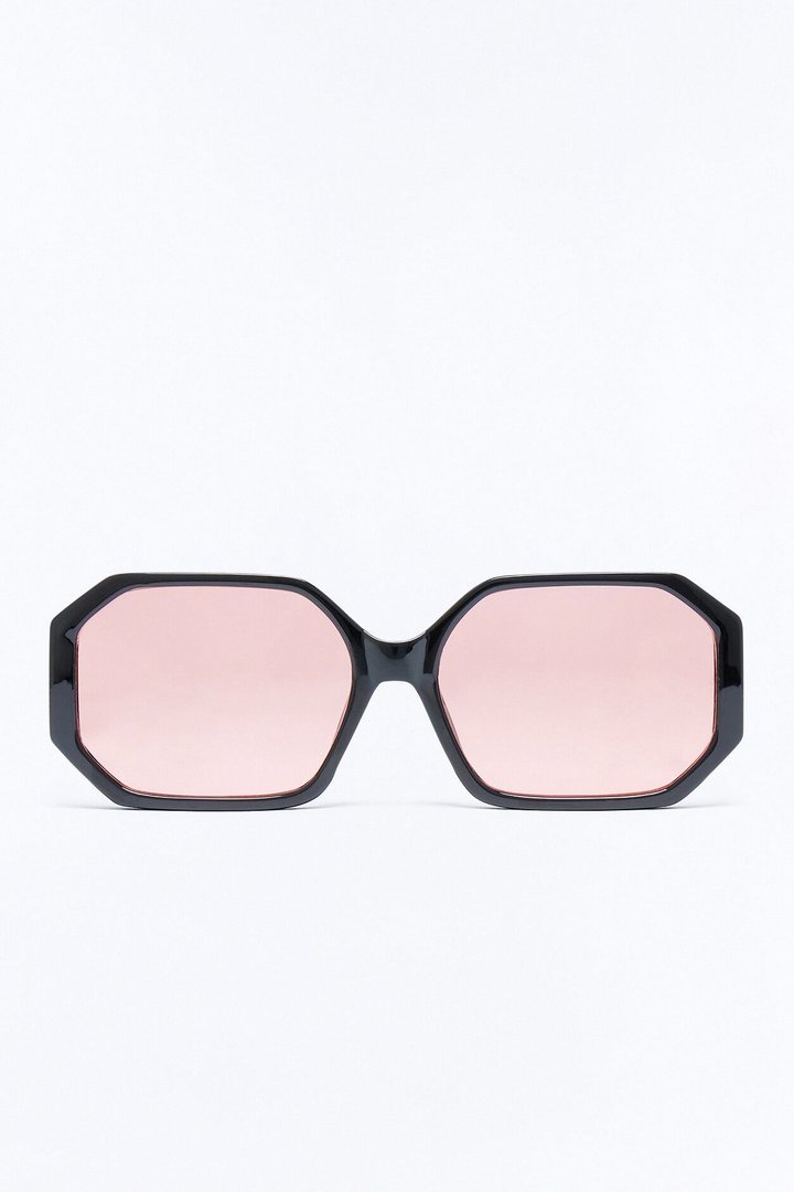 Feel The Beat Sunglasses - Black/Pink