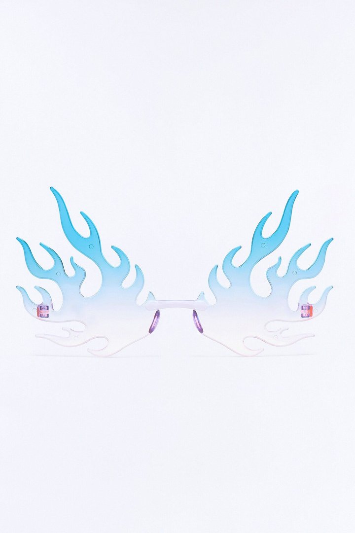 Too Hot To Handle Sunglasses - Blue/combo