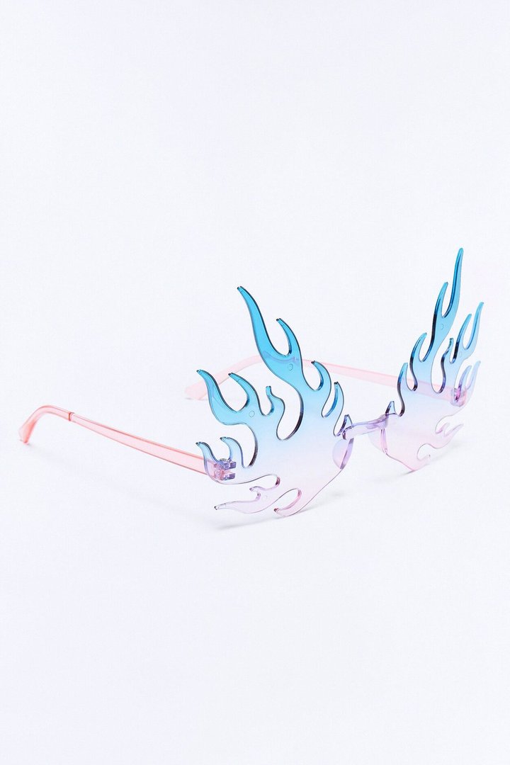Too Hot To Handle Sunglasses - Blue/combo