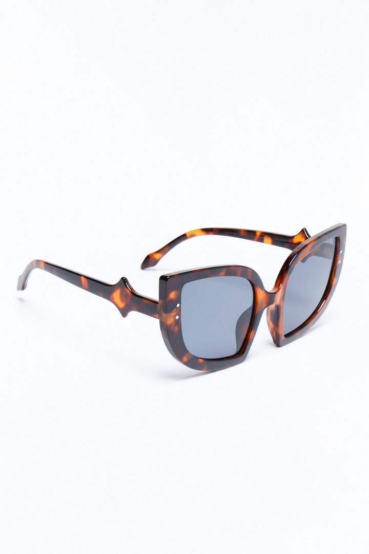 Wise Cat Eye Sunglasses - Tortoise