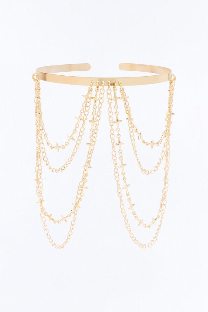 Grace Arm Cuff - Gold