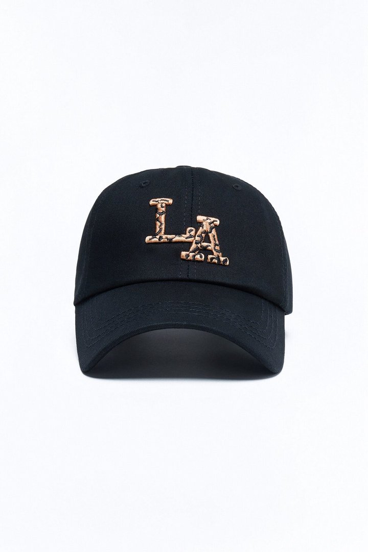 A Bit Wild In LA Baseball Hat - Black/combo