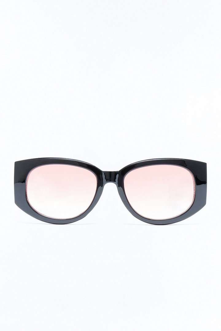 Groovy Feeling Sunglasses - Black/Pink