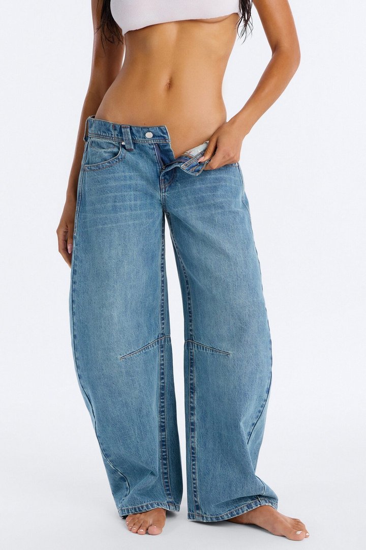 Take A Break Loose Fit Jeans - Vintage Wash