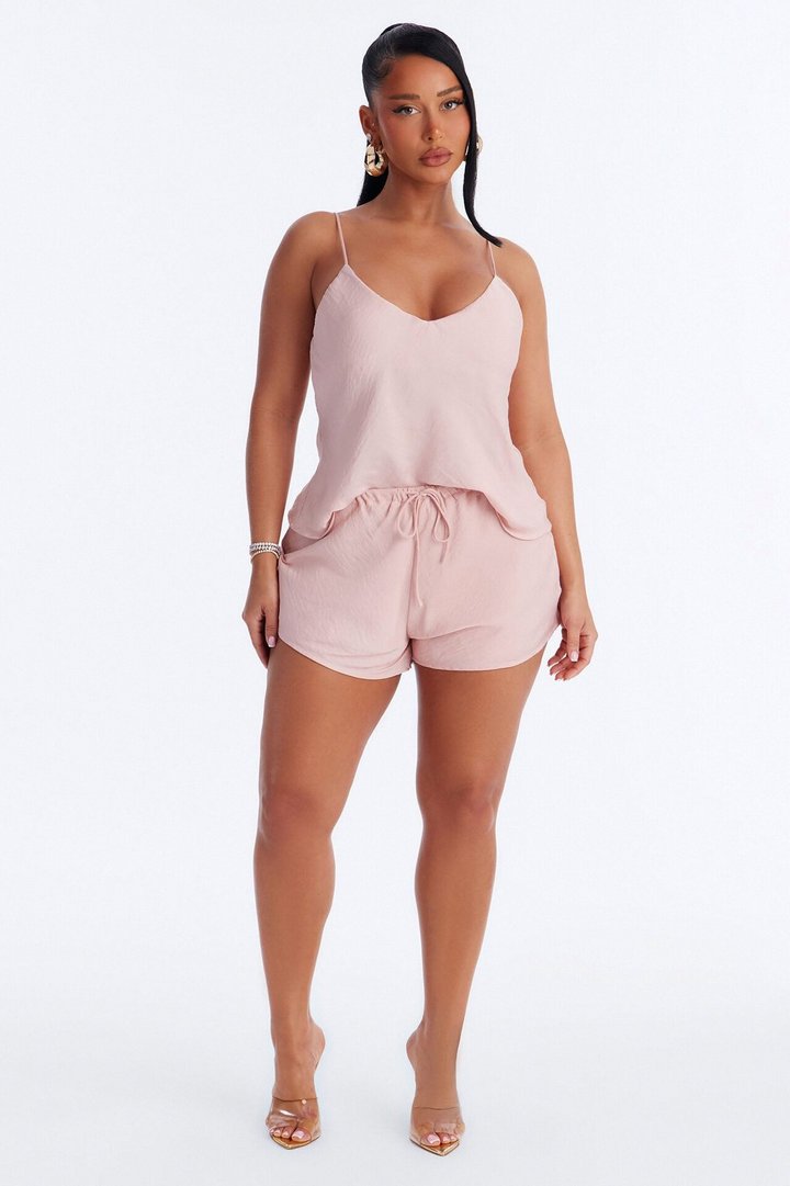 Fresh Start Short Set - Pink