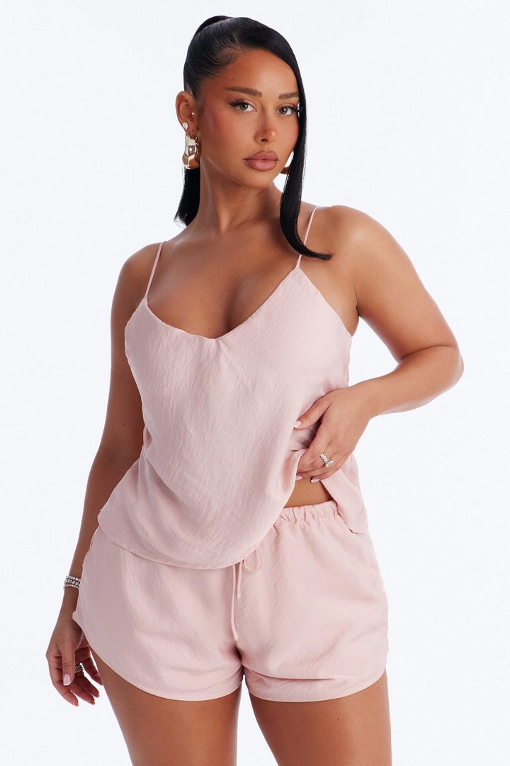 Fresh Start Short Set - Pink