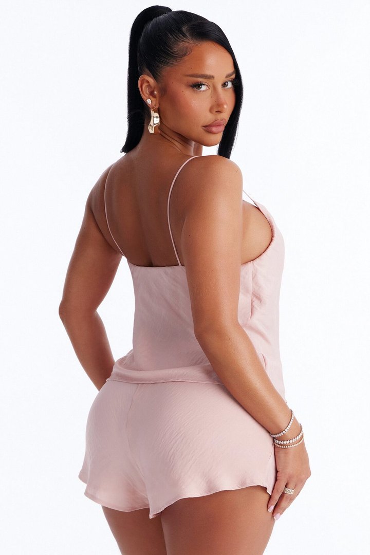 Fresh Start Short Set - Pink