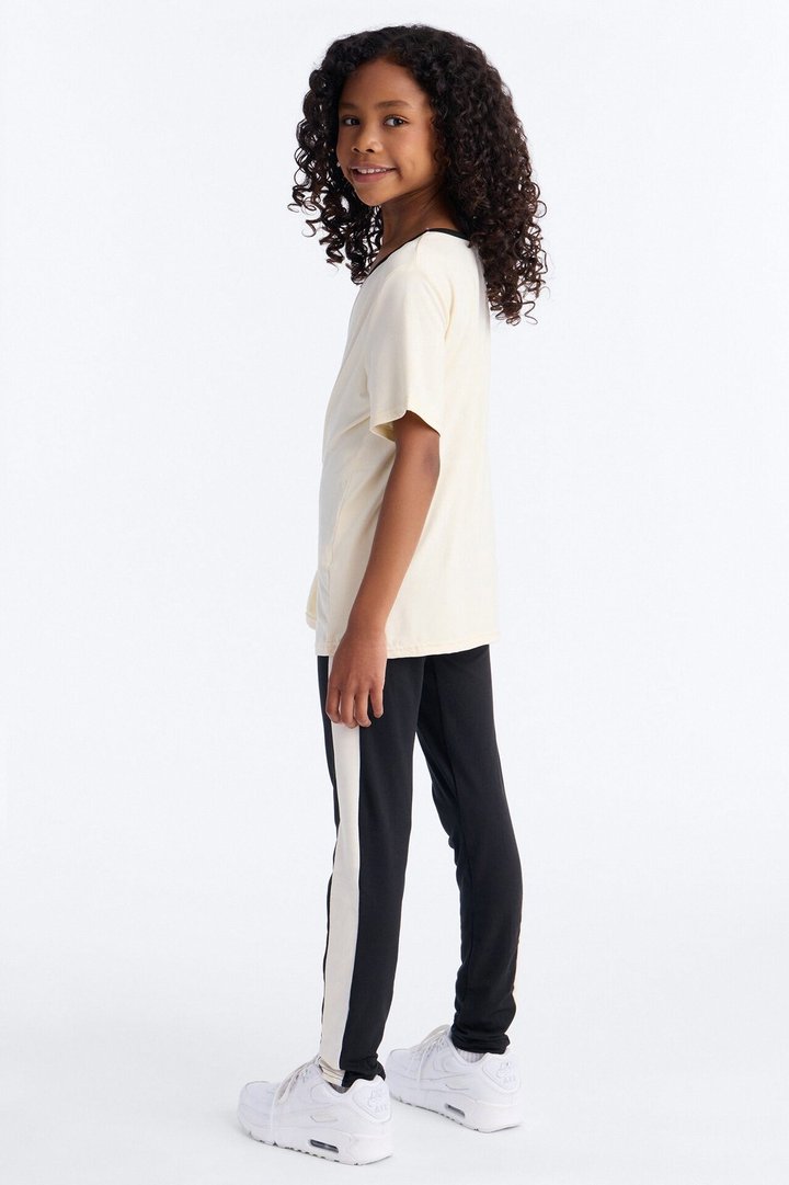 Mini Periodt Legging Set - White/combo