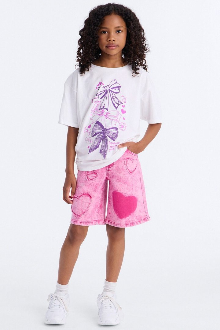 Mini Ma Cherie Short Sleeve Tee - White
