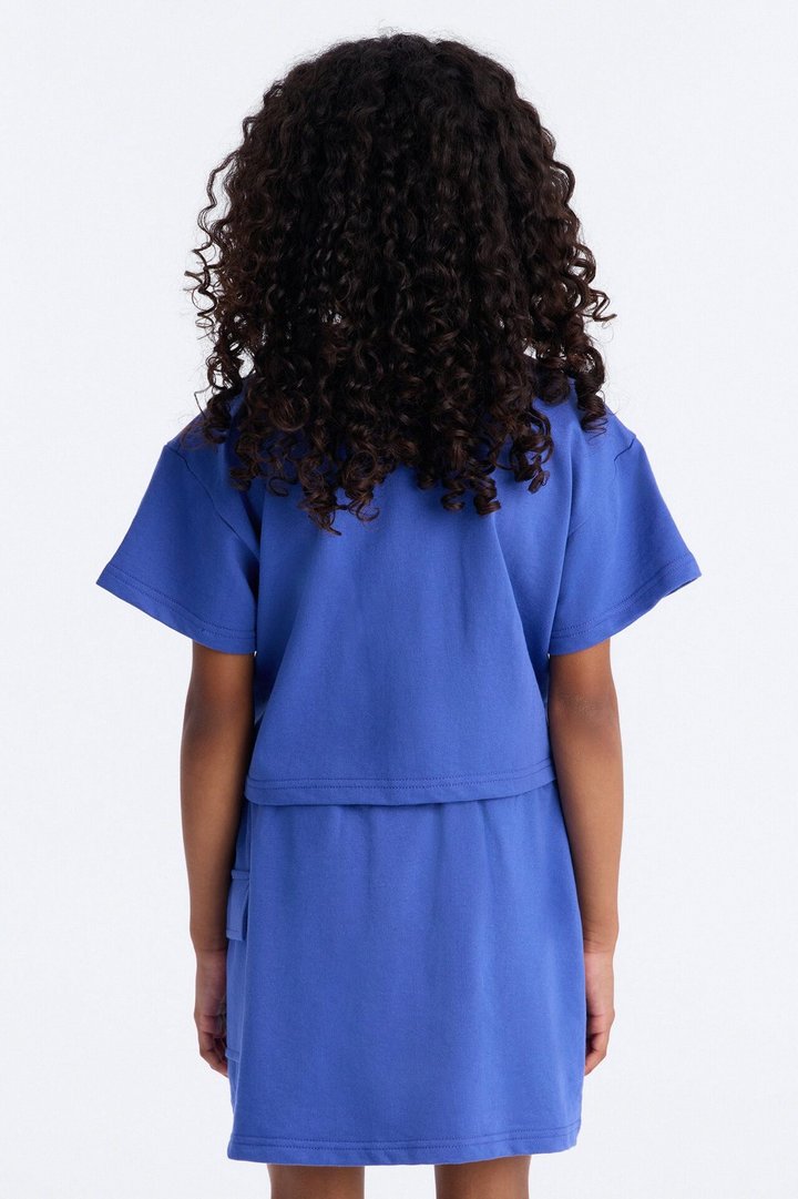 Mini No Place Like LA Skort Set - Blue