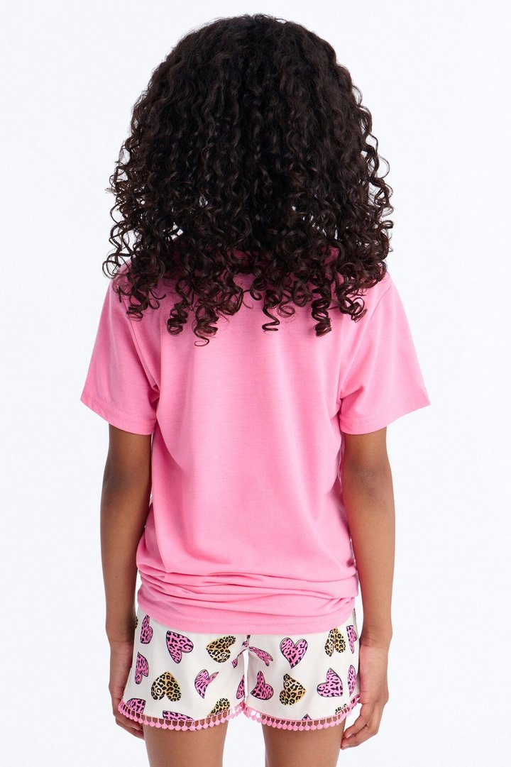 Mini Have More Fun Short Set - Pink/combo