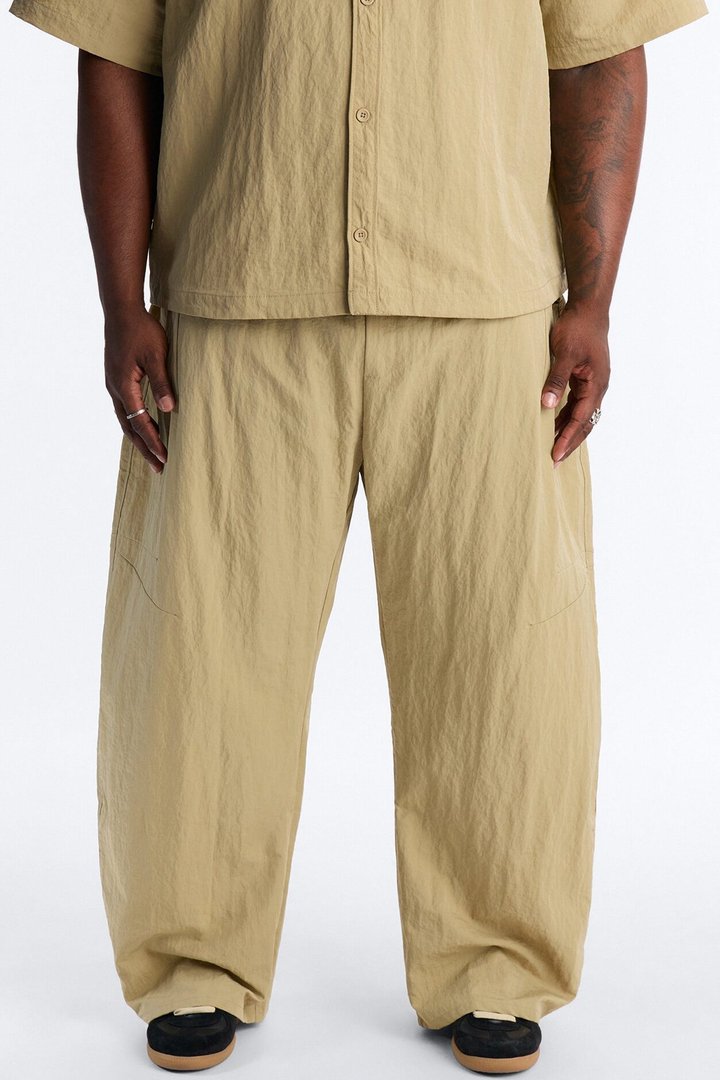 After Dark Amalfi Nylon Pant - Khaki