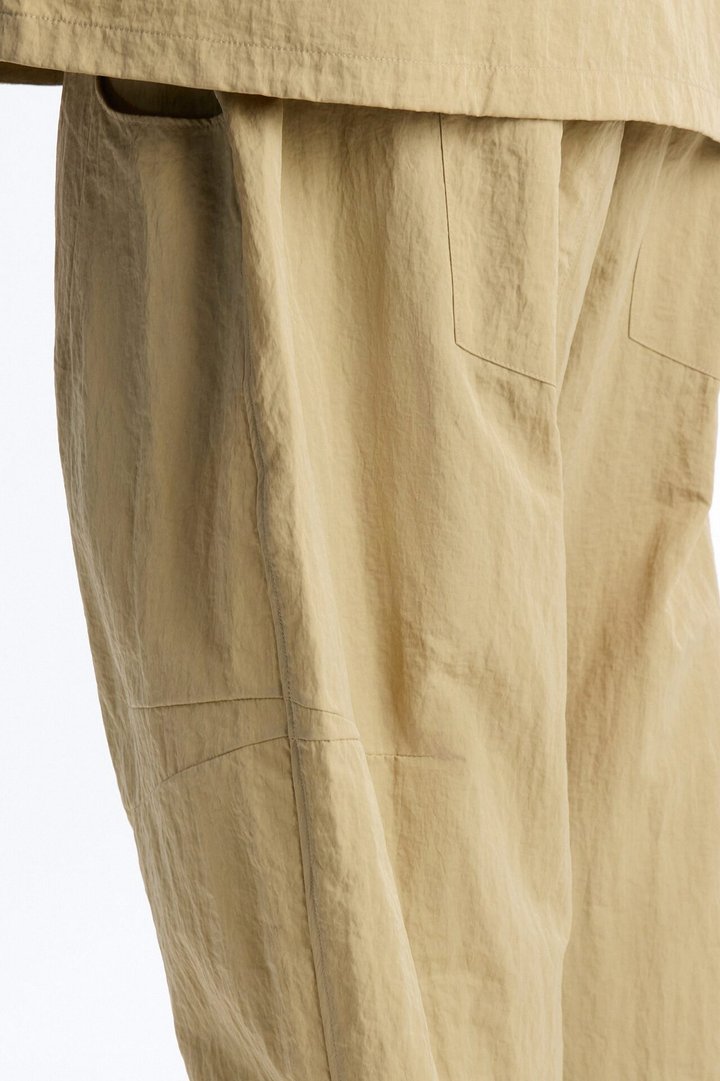 After Dark Amalfi Nylon Pant - Khaki