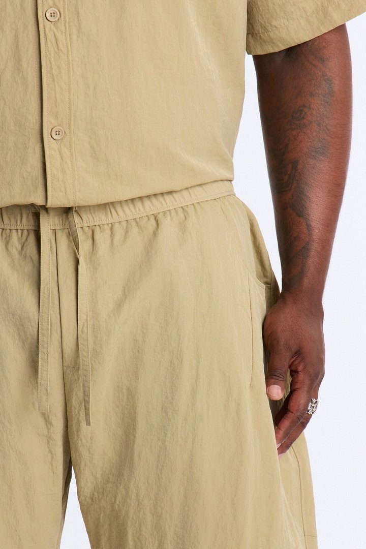 After Dark Amalfi Nylon Pant - Khaki