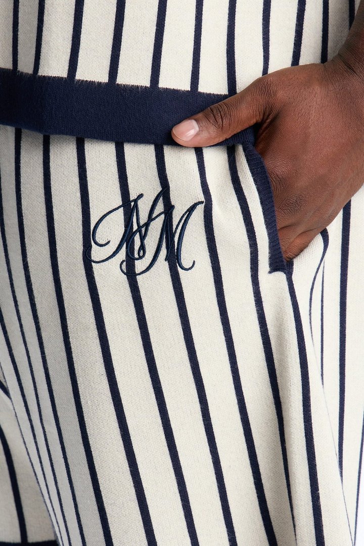 Relaxed Estate Stripe Short - Navy