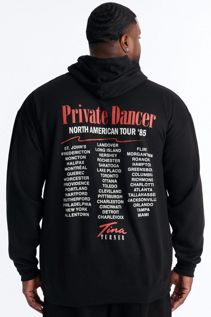 Tina Turner Private Dancer Tour '85 Hoodie - Black