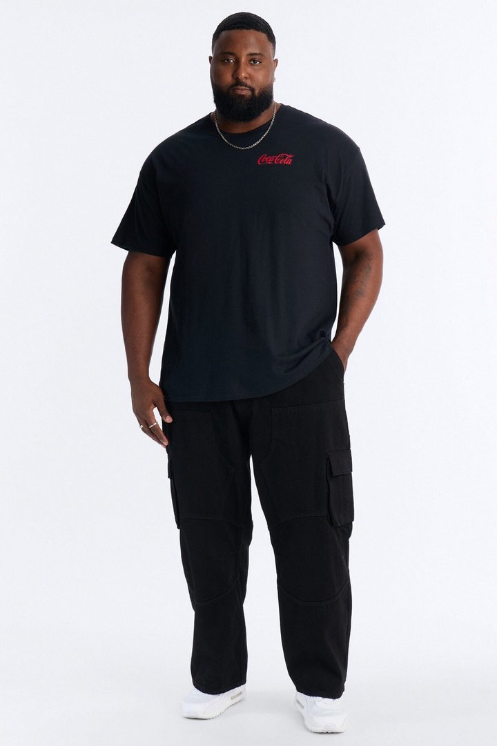 Coca Cola Refresh Heavy Weight Short Sleeve Tee - Black