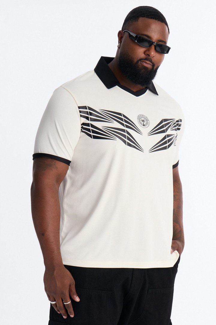 SWDR Johnny Collar Polo - Off White