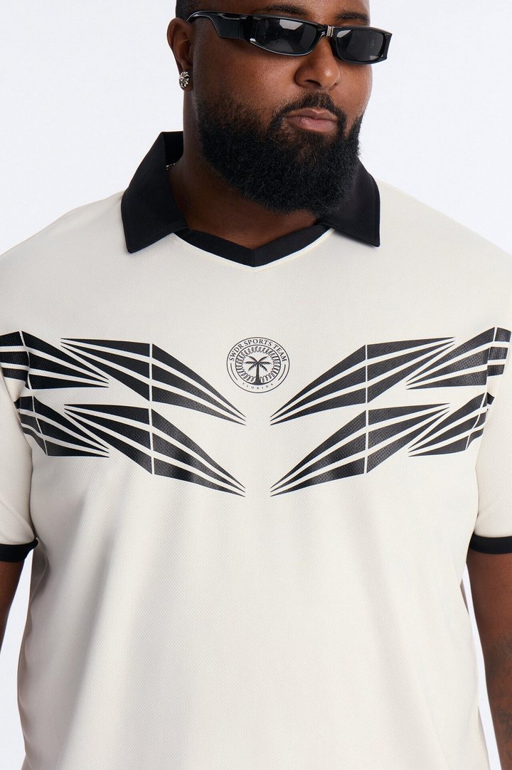 SWDR Johnny Collar Polo - Off White