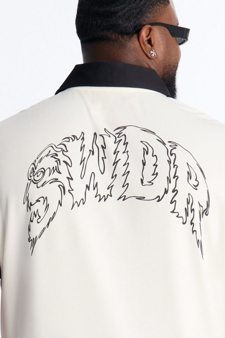 SWDR Johnny Collar Polo - Off White
