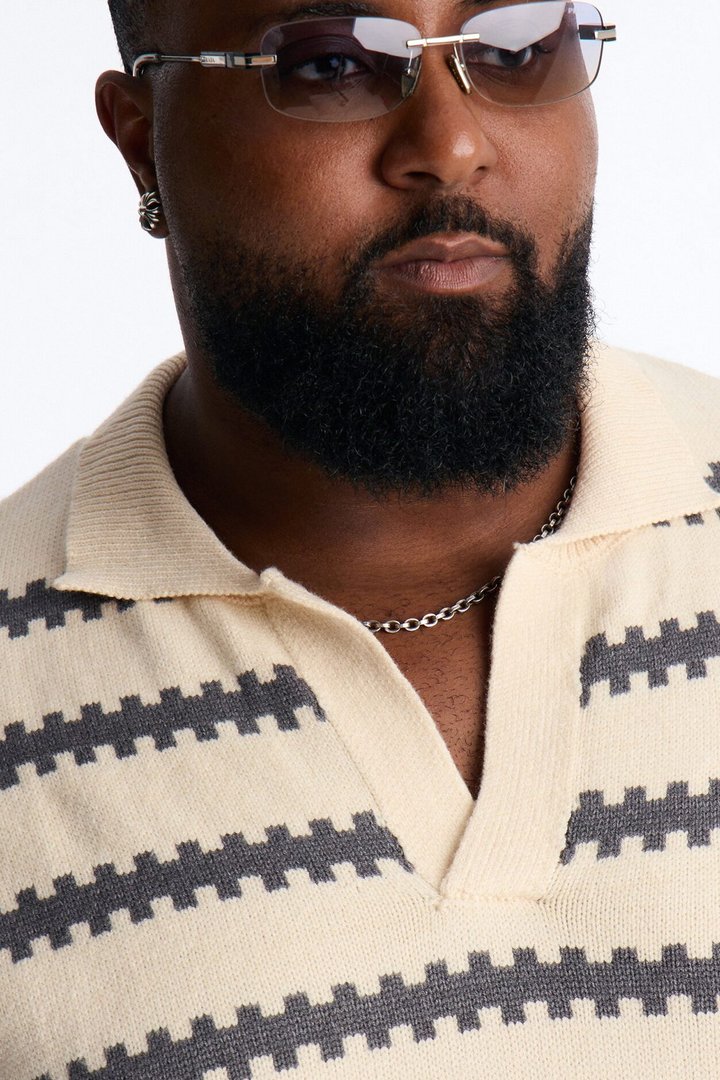 Ripple Stripe Johnny Polo - Charcoal