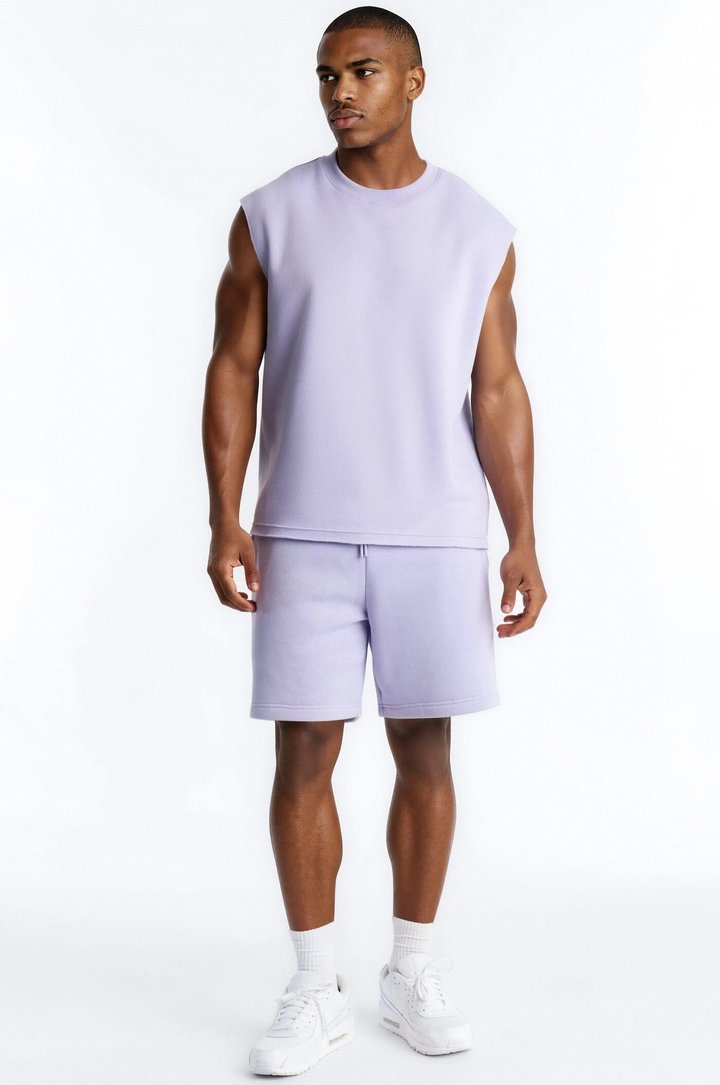 Tyson Relaxed Muscle Tee - Lavender