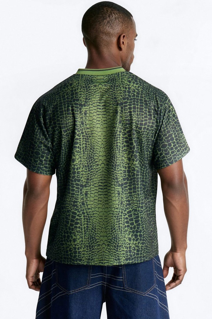 Lucky 777 V-Neck Soccer Jersey - Green