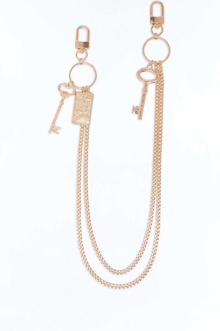 Treasure Gatekeeper Pant Chain - Gold