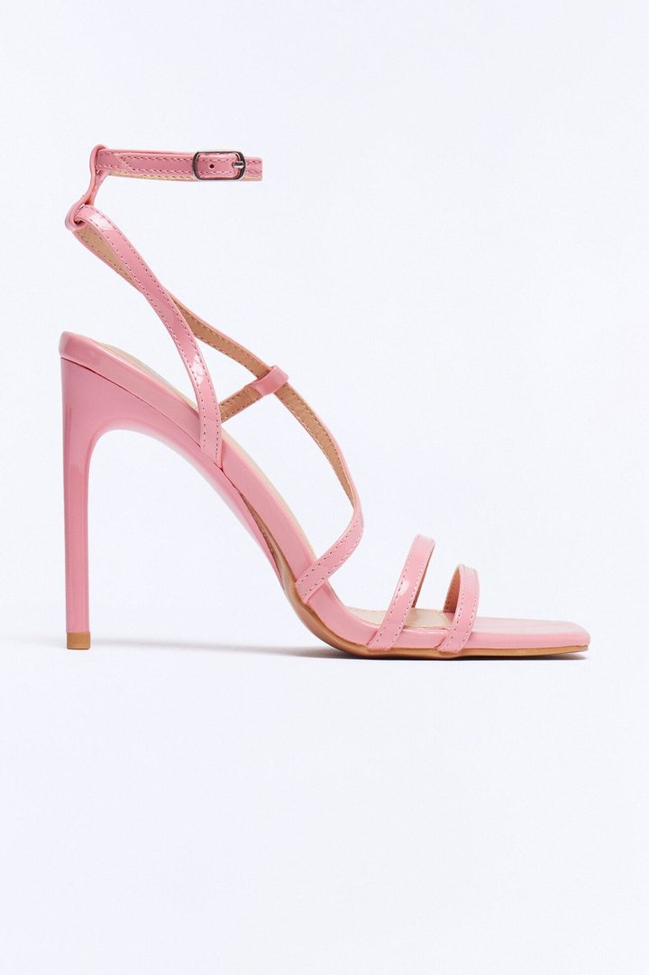 Gaia Heeled Sandals - Pink