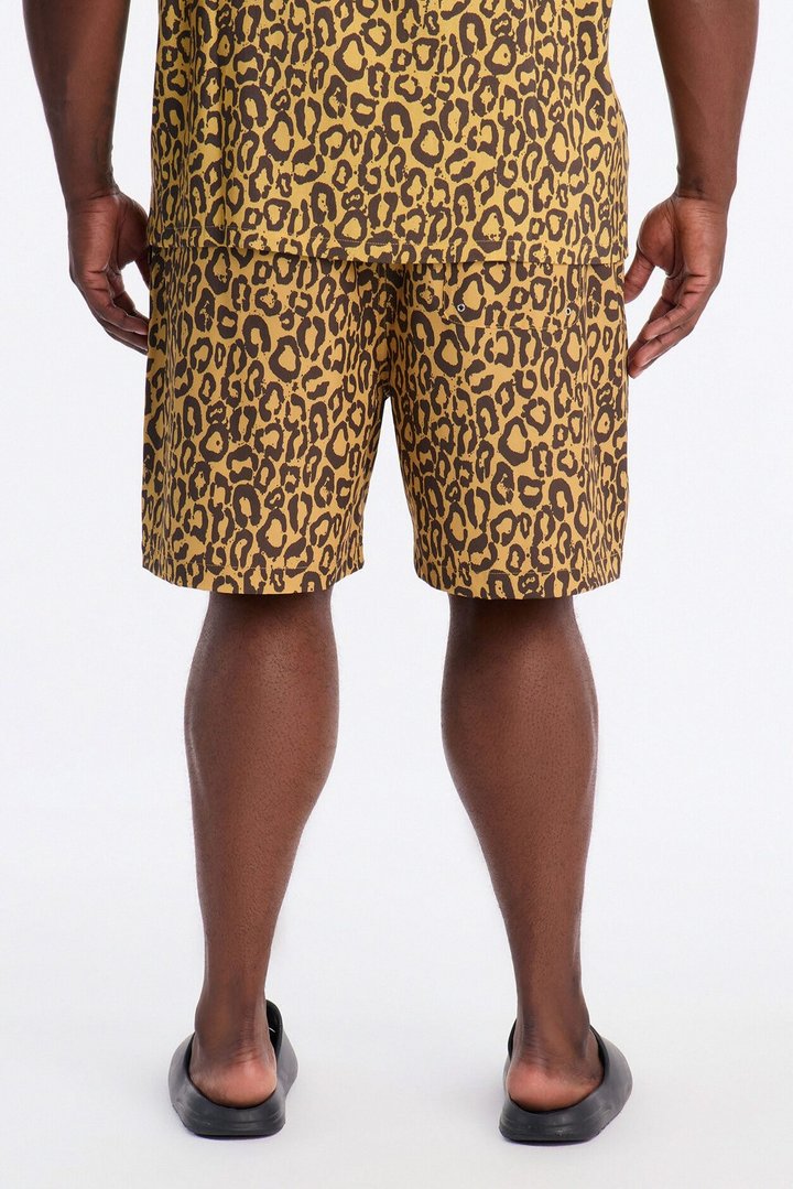 Loyalty In The Wild Swim Trunk 7″ - Leopard