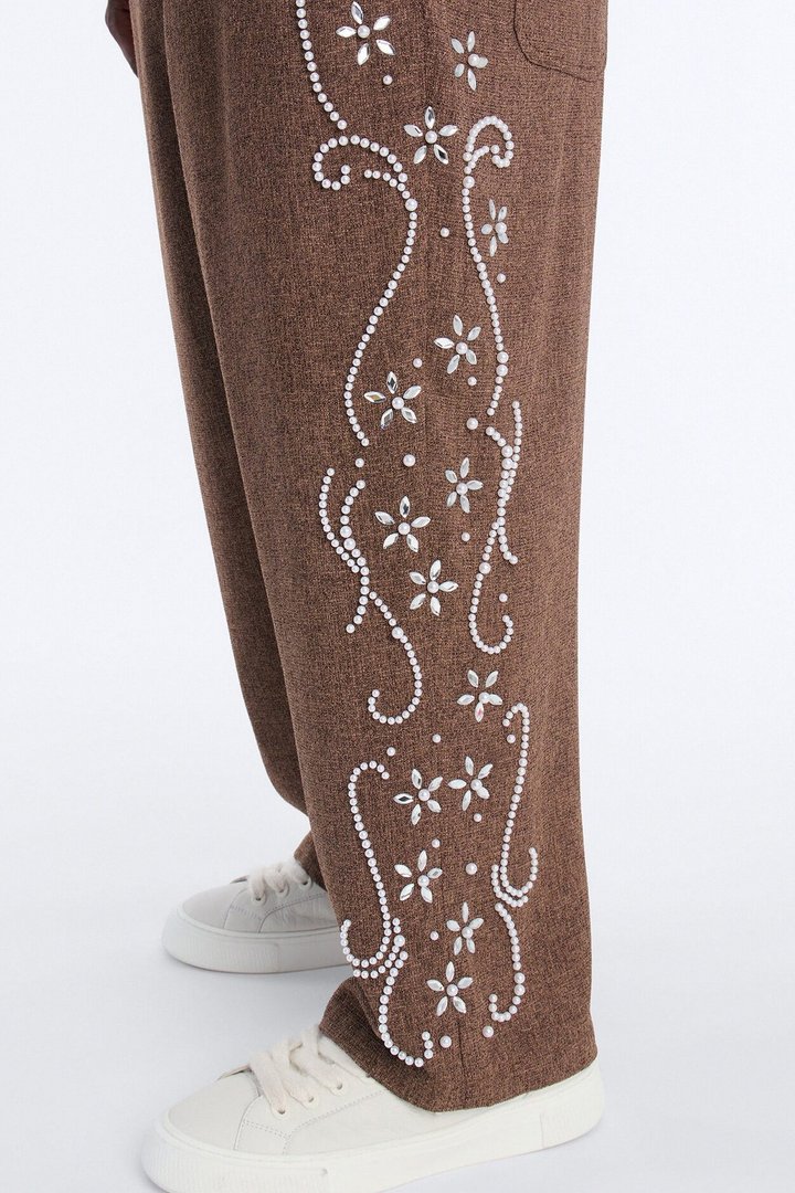 Straight Wanderlust Pearl Journey Pant - Brown