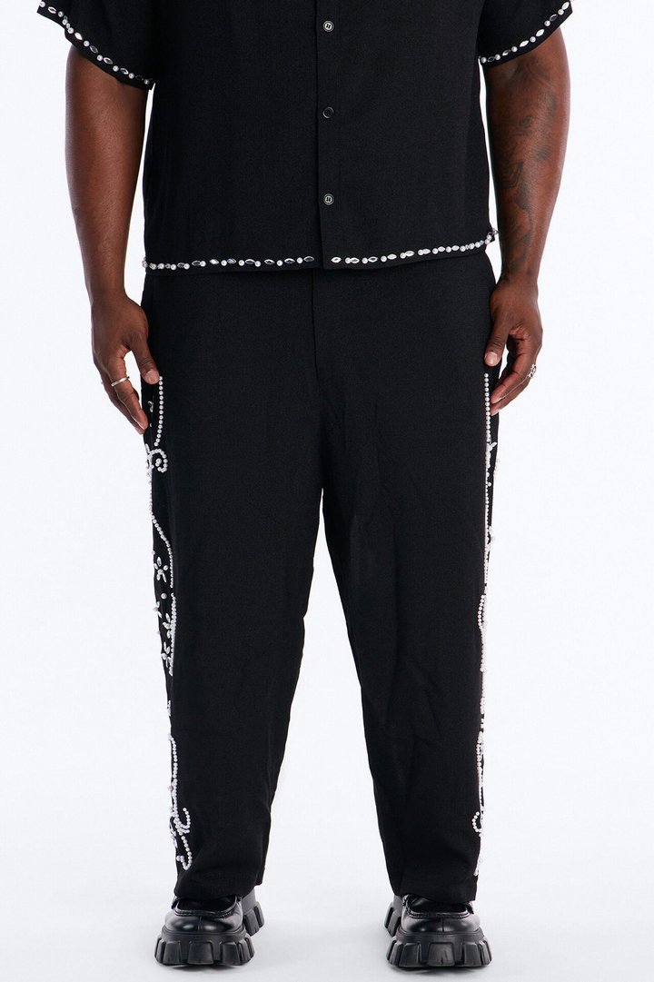 Straight Wanderlust Pearl Journey Pant - Black
