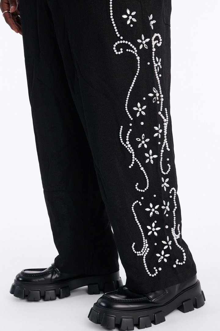 Straight Wanderlust Pearl Journey Pant - Black