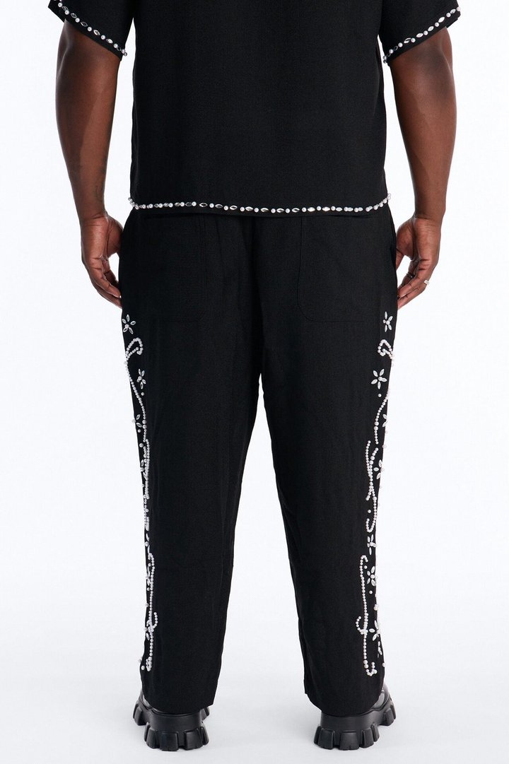 Straight Wanderlust Pearl Journey Pant - Black