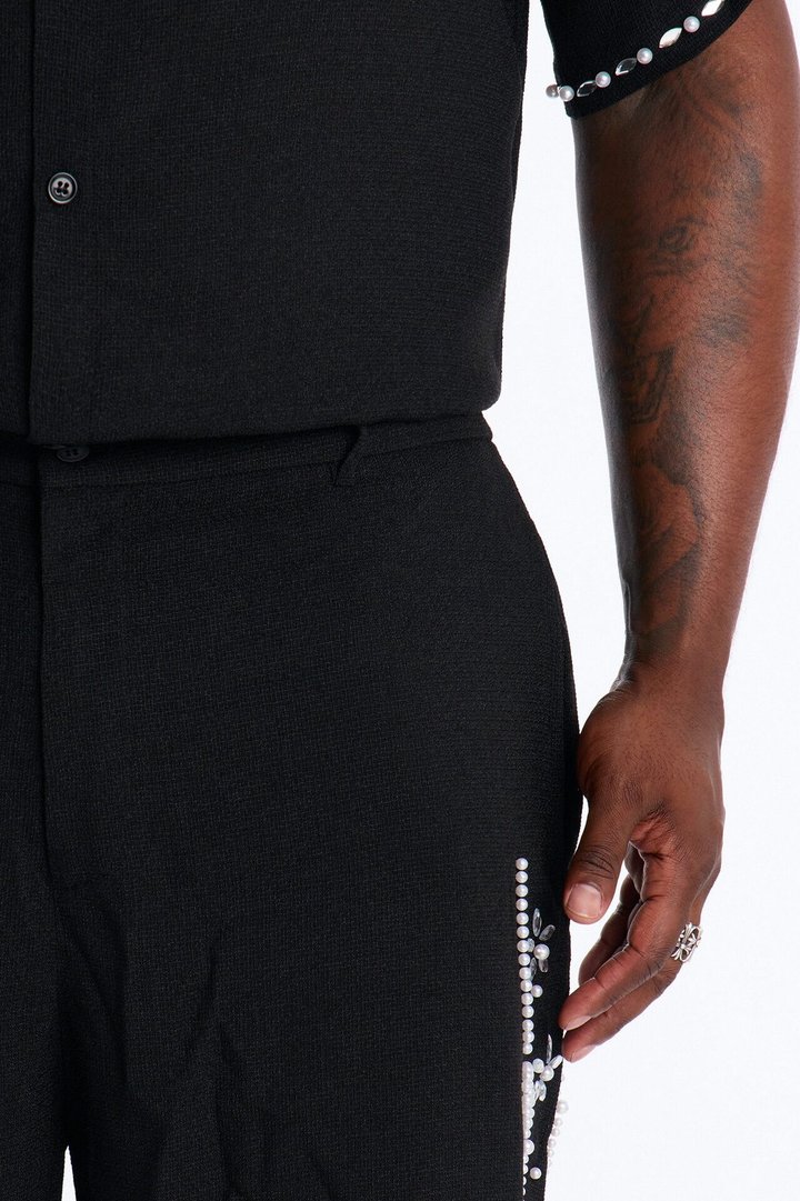 Straight Wanderlust Pearl Journey Pant - Black