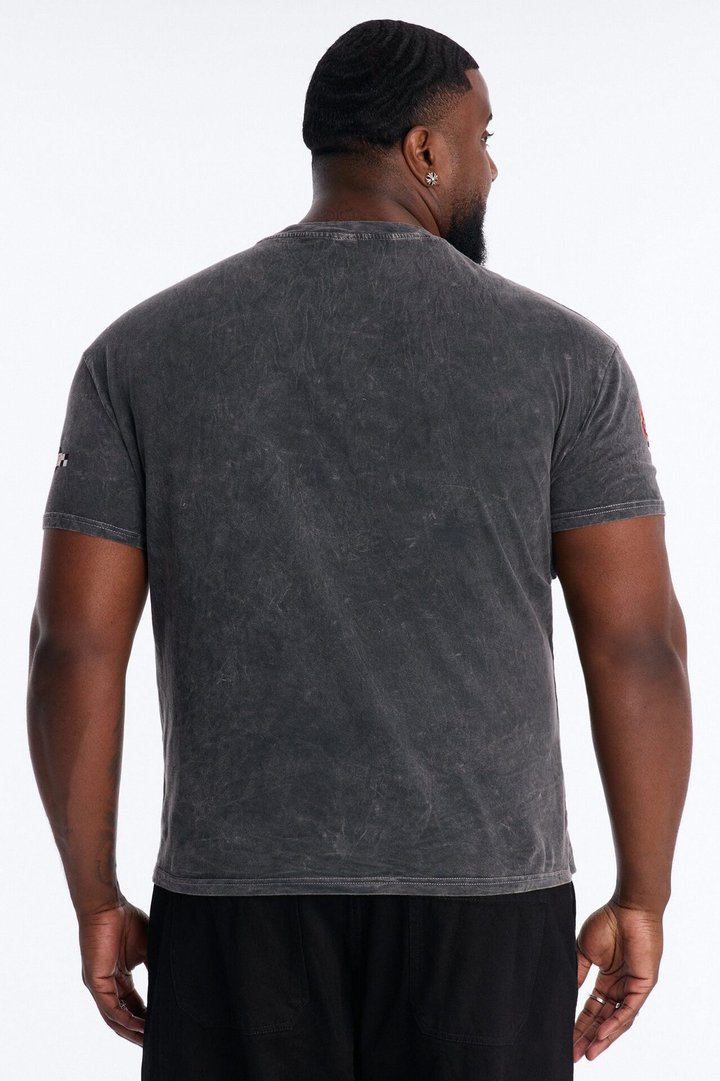 Dodge Demon Vintage Short Sleeve Tee - Black Wash