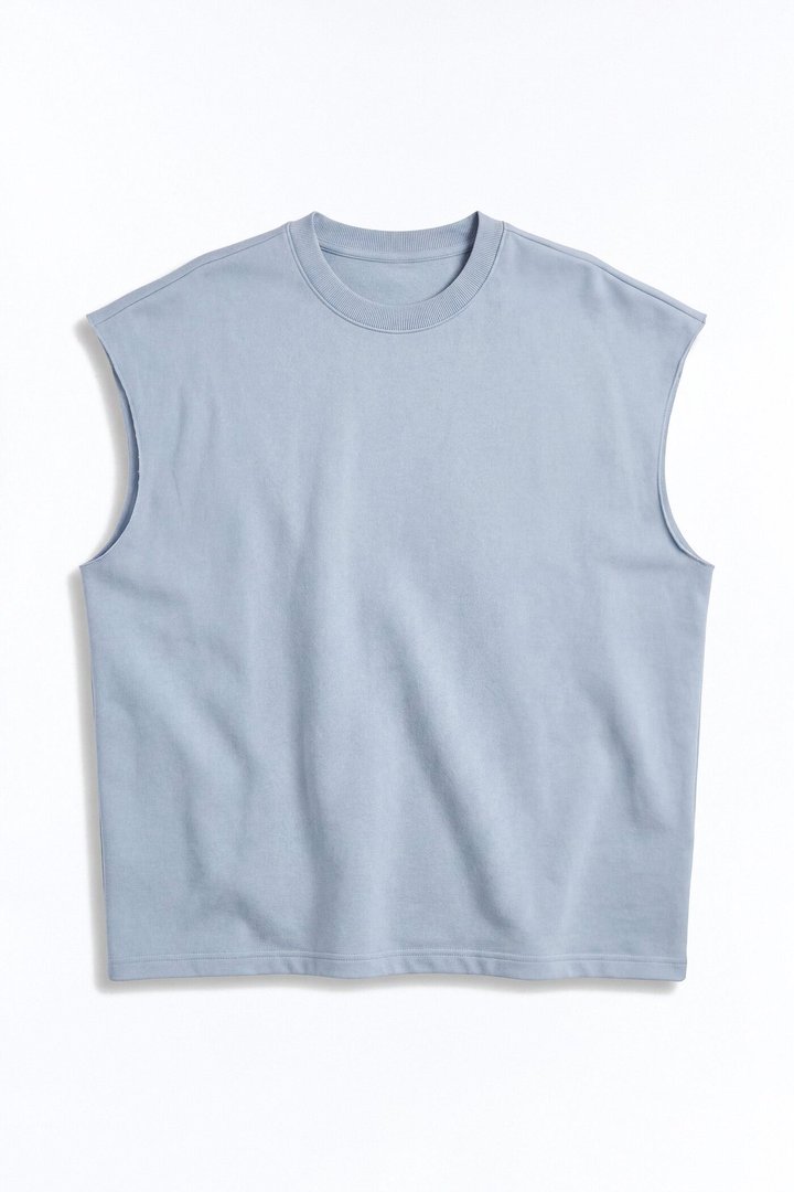 Tyson Relaxed Muscle Tee - Slate Blue