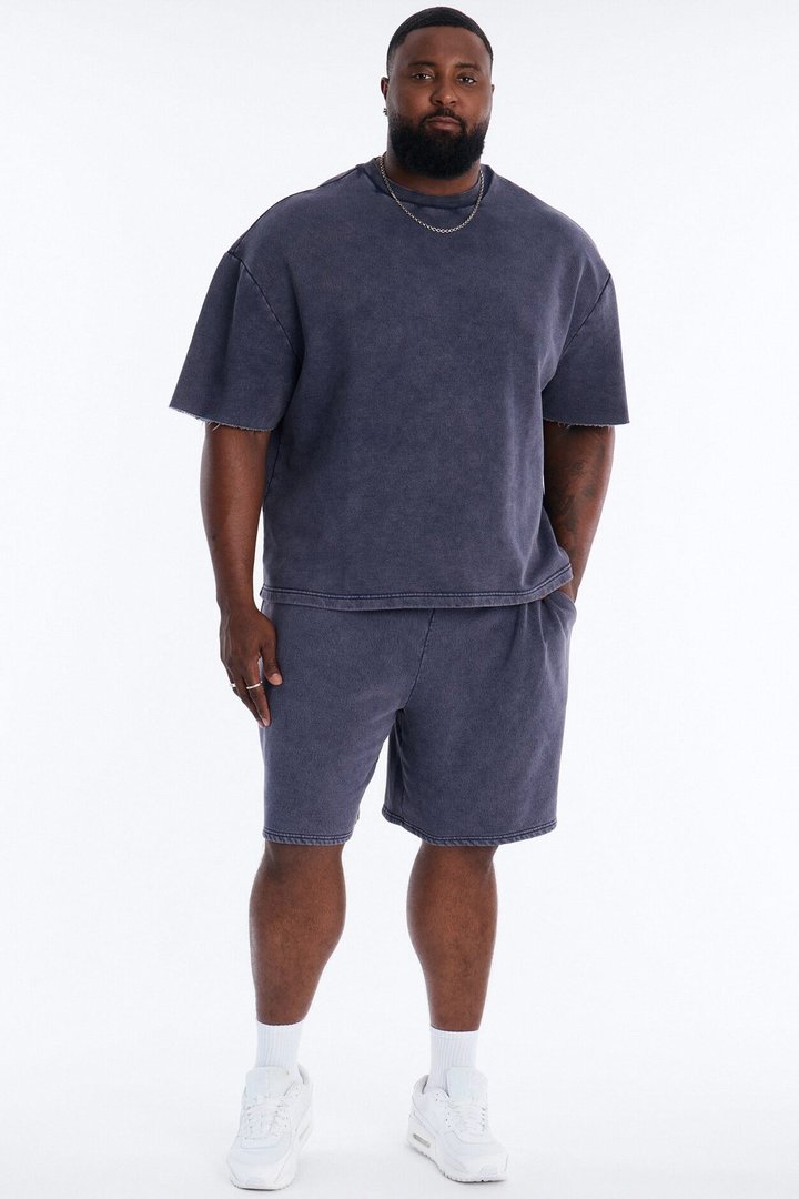 On The Go Washed Tee - Navy