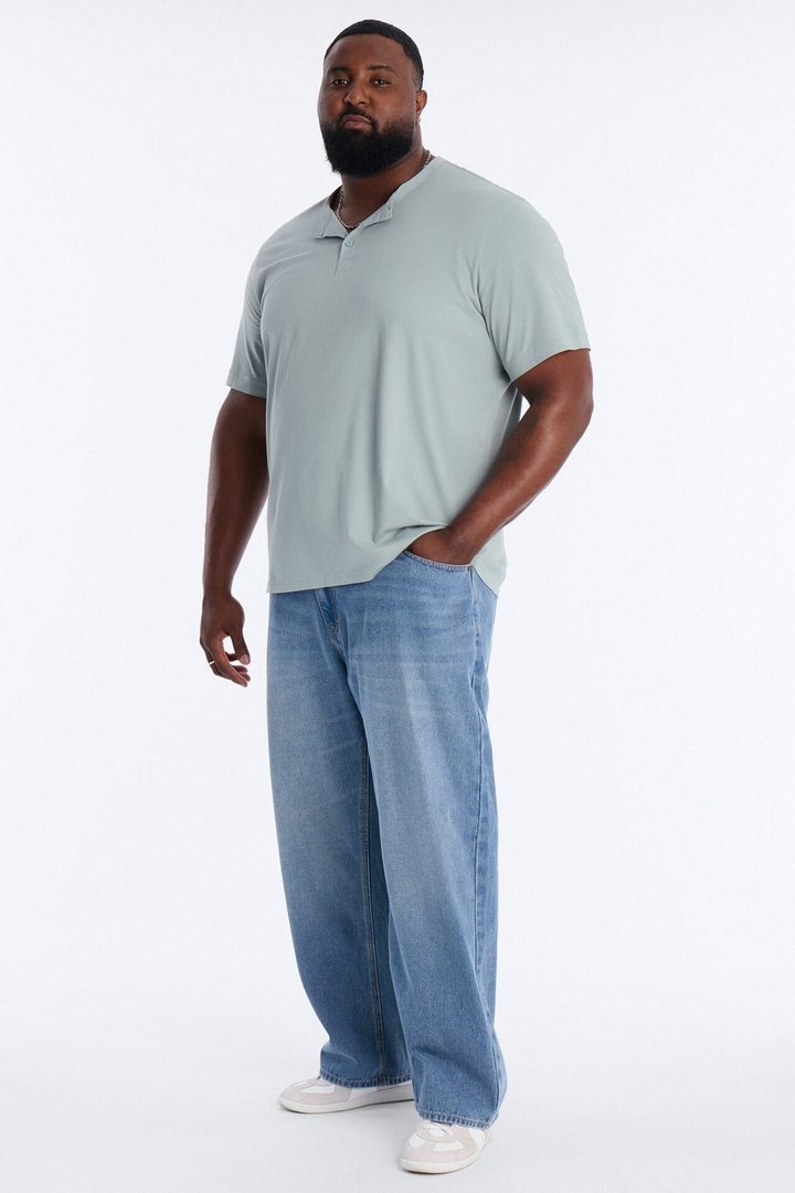 Your Everyday Classic Henley - Slate Blue