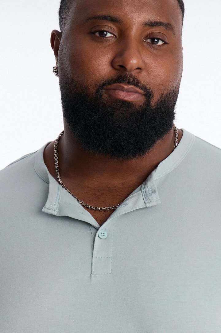 Your Everyday Classic Henley - Slate Blue