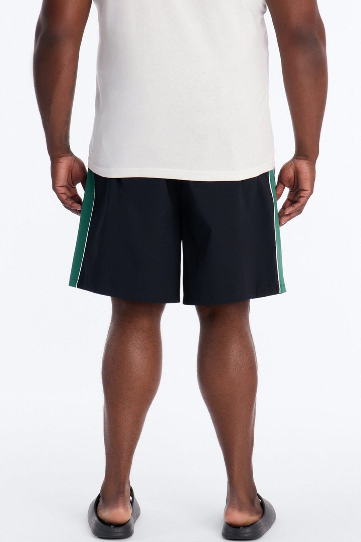 Everyday Stretch Paneled Boardshorts 9″ - Black/Green