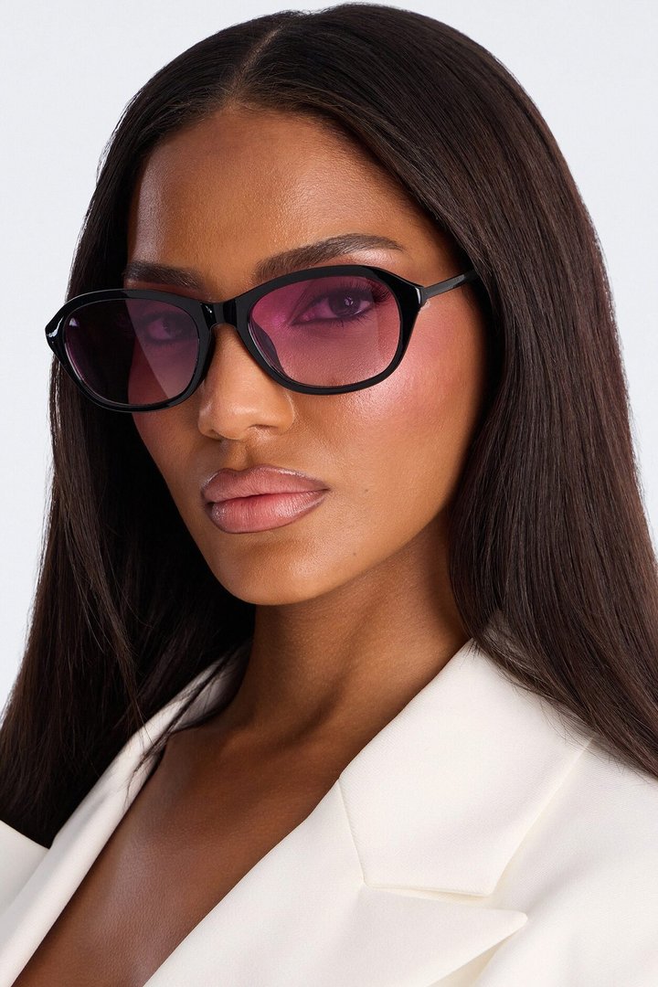 Vacay Vision Sunglasses - Black/Purple
