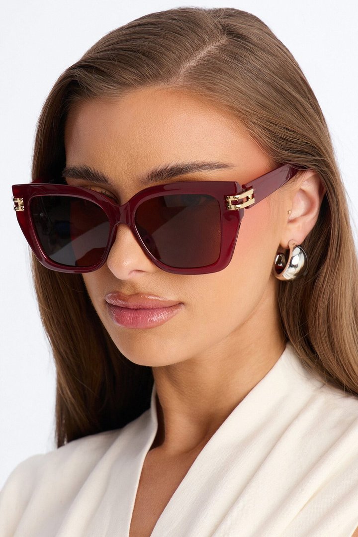 High Class Sunglasses - Red