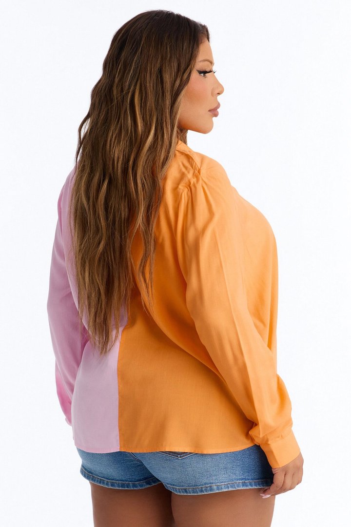 Didn't Cha Know Shirt - Orange/combo