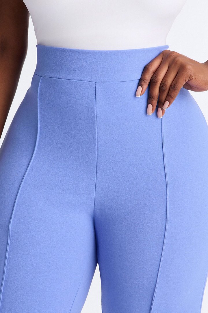 Victoria High Waisted Dress Pants - Periwinkle