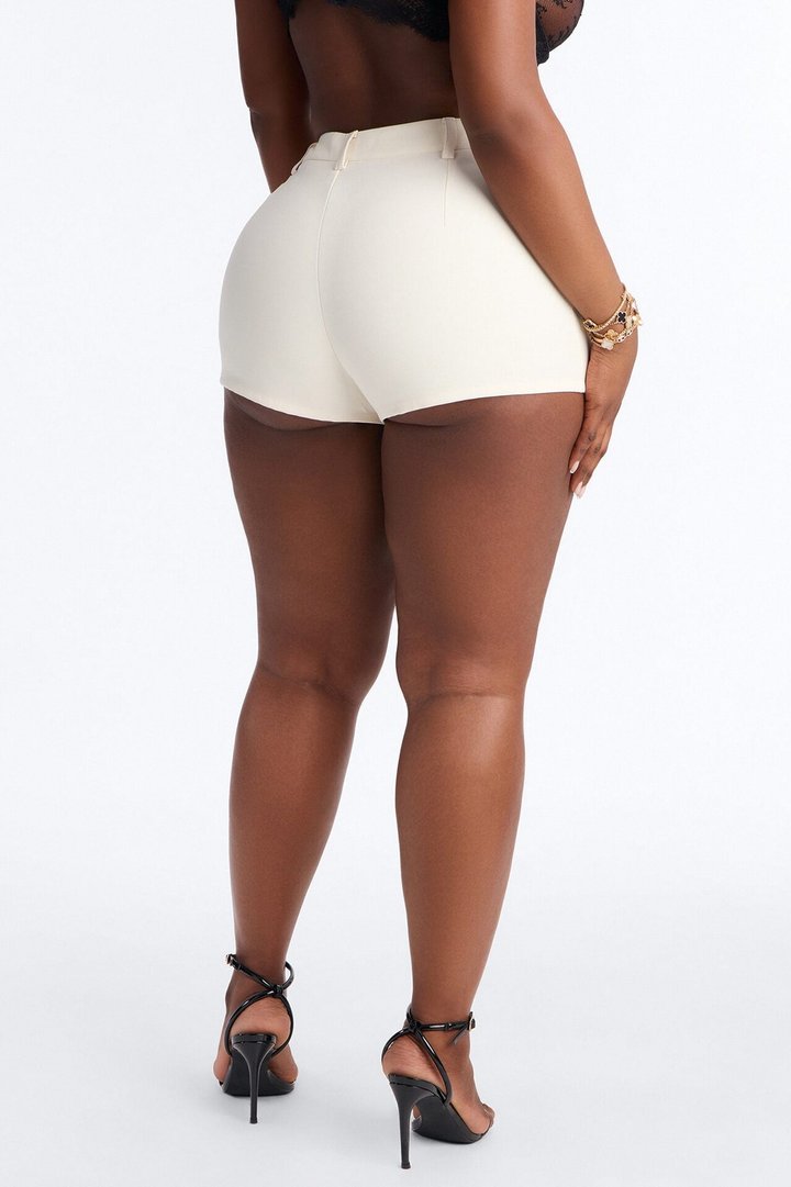 Kennedy High Rise Cheeky Short - Ivory